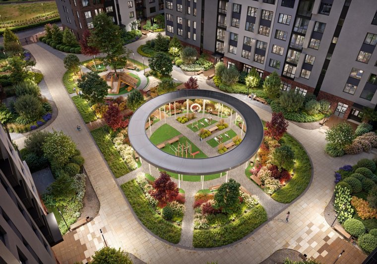 В Екатеринбурге появится первый ЖК с лаунж-двором