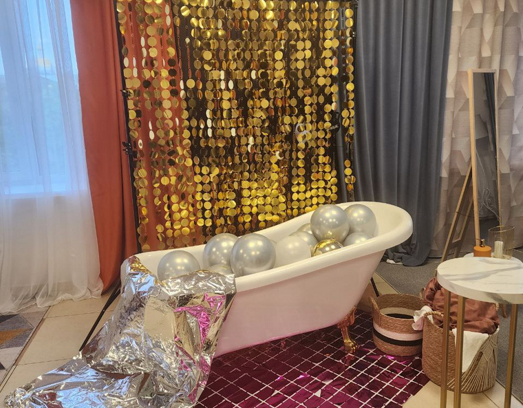 Ванна и елки на песке: чем удивляют пермяков фотостудии в преддверии Нового года. Фото, видео