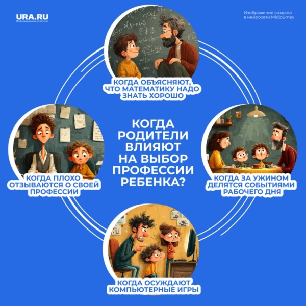 Пермский психолог рассказал, должны ли родители влиять на выбор профессии ребенка. Видео