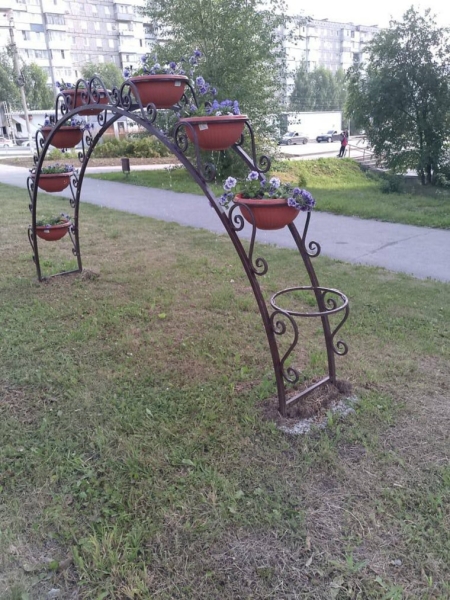 В Чусовом неизвестный отметил годовщину скандальной кражи цветов с городской площади. Фото