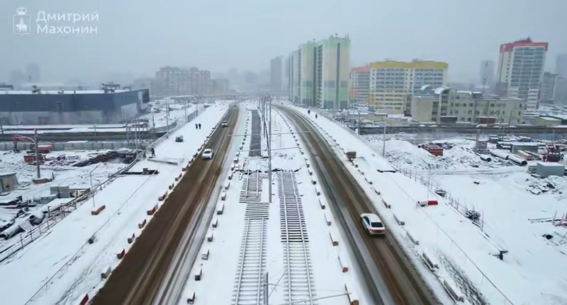 В Перми было запущено движение по ул. Карпинского в техническом режиме